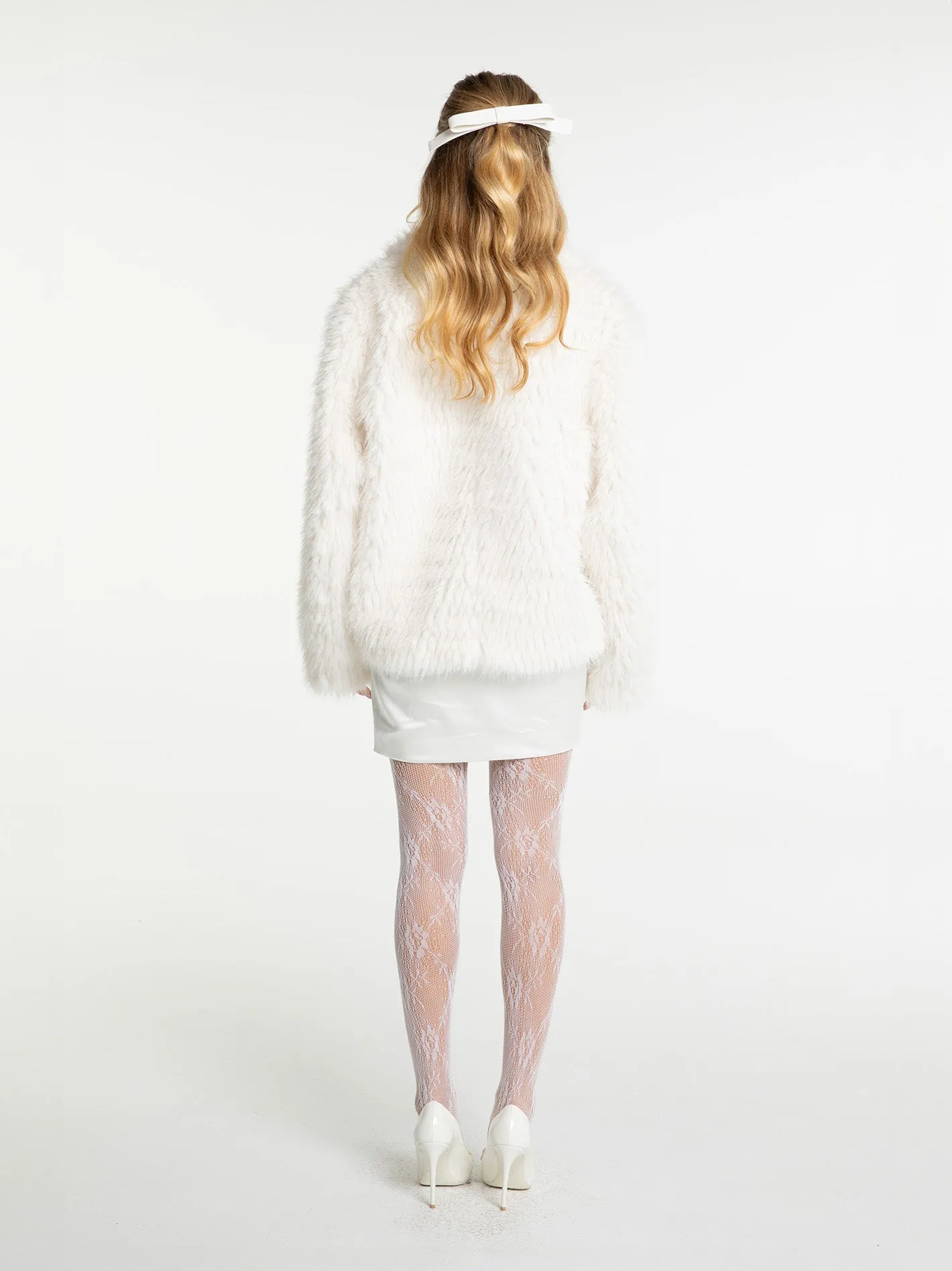 Alyssa Fur Coat (White)