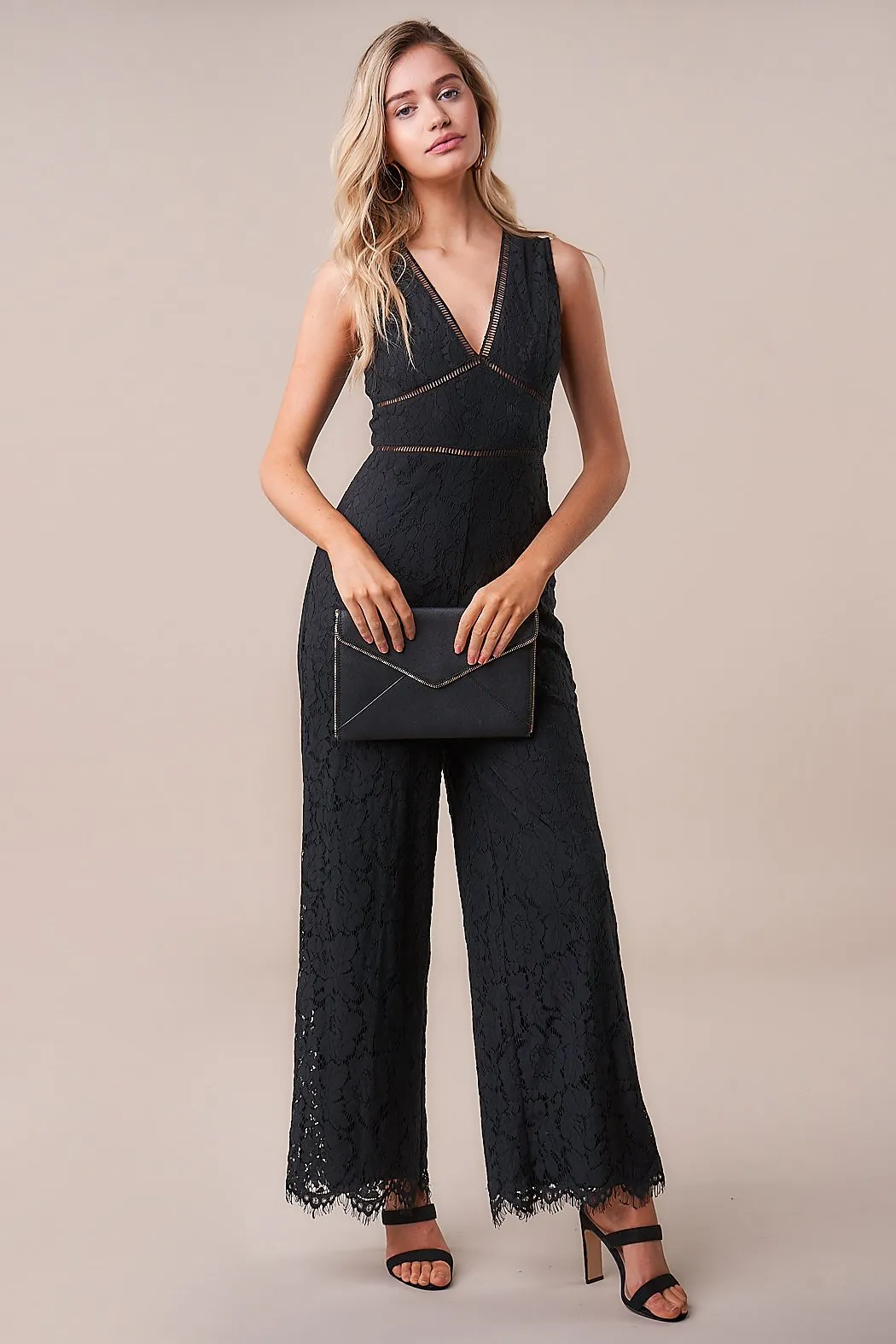 Amor Lace Inset Jumpsuit