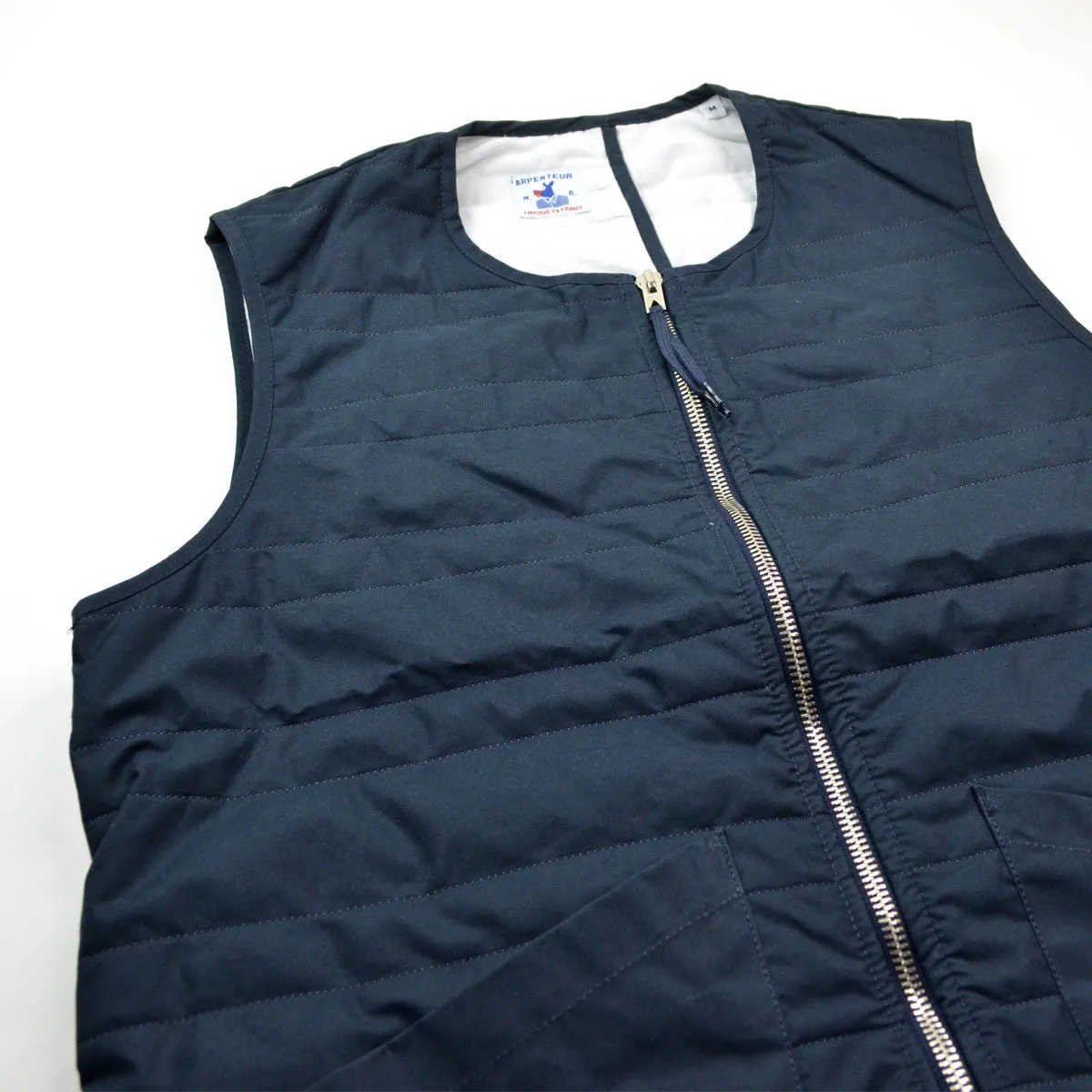 Arpenteur - Thermo V. Sail Gabardine Vest - Navy