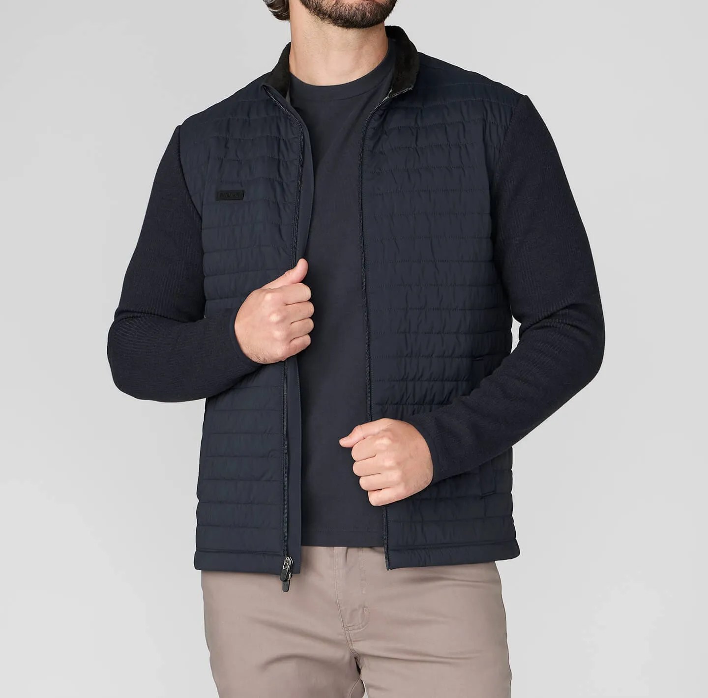 Bandon PrimaLoft Quilted Hybrid Full-Zip Jacket