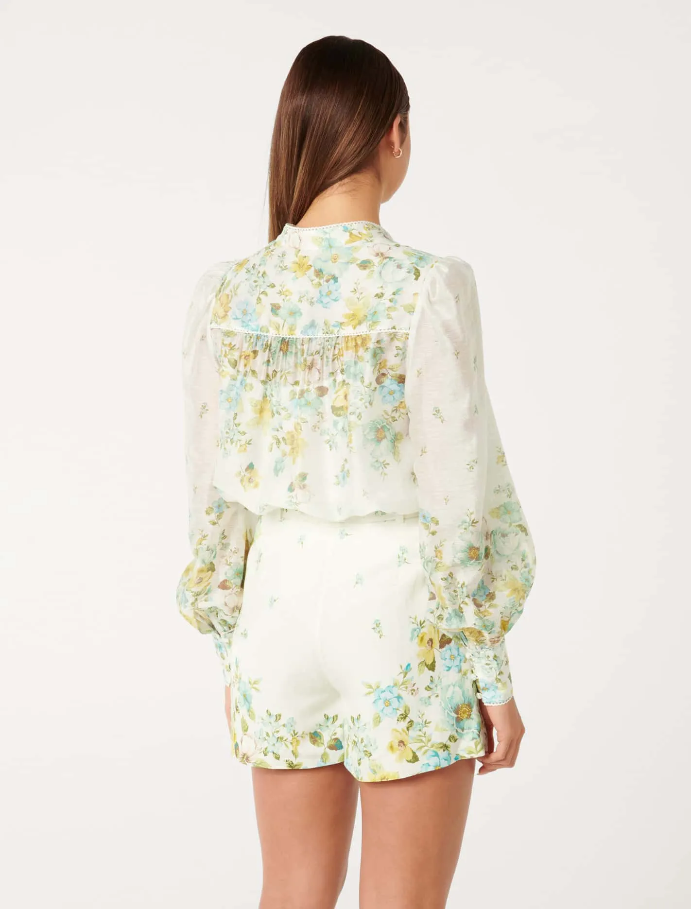 Bettina Floral Placement Blouse