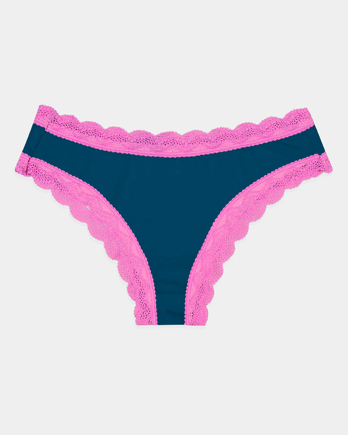 Brazilian Brief - Midnight Neon Pink