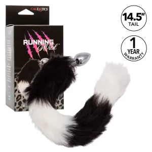 California Exotics - Running Wild Fur Tail Metal Anal Plug