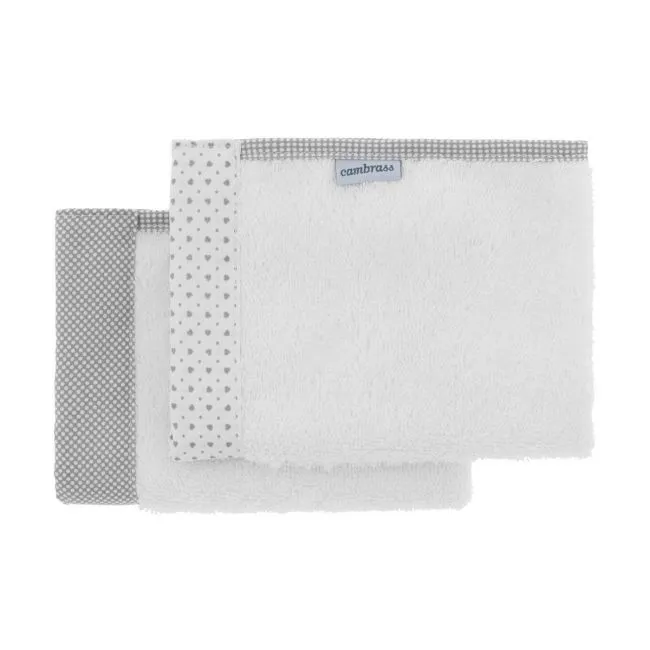 Cambrass Set 2 Towel Essentia Grey 25x35x1cm