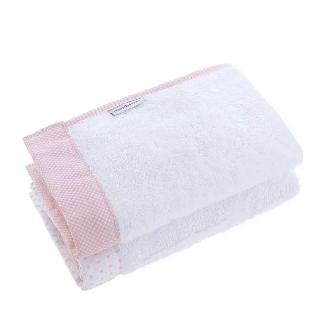 Cambrass Set 2 Towel Essentia Pink 25x35x1cm