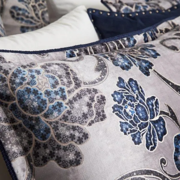 Camille Sapphire Quilt Cover Set by Davinci