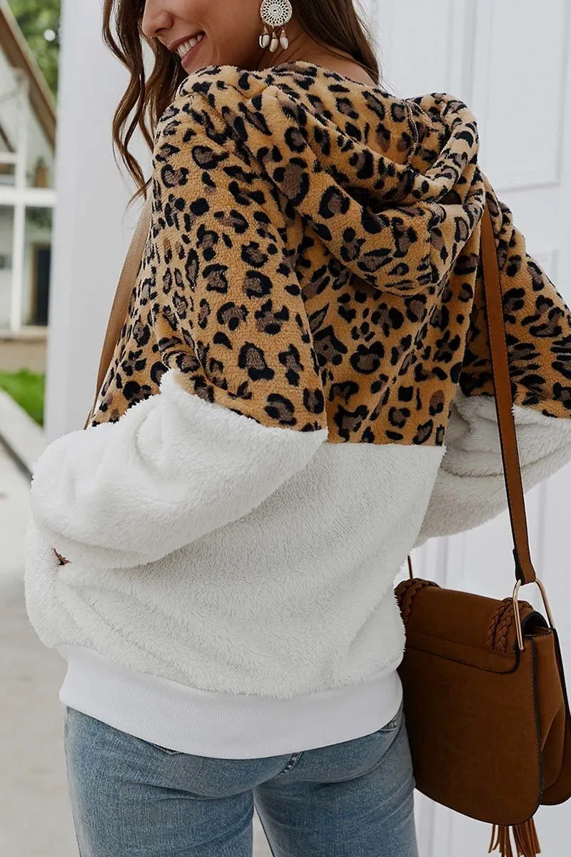 Chicindress Leopard Stitching Coat(3 Colors)