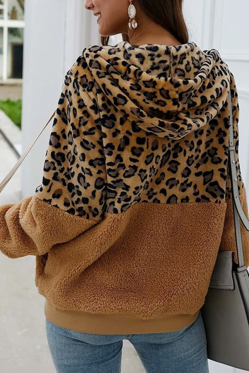 Chicindress Leopard Stitching Coat(3 Colors)