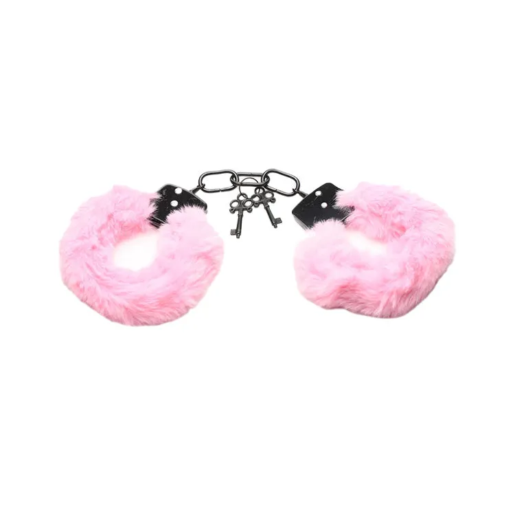 Cuffed in Fur Pink Furry Handcuffs