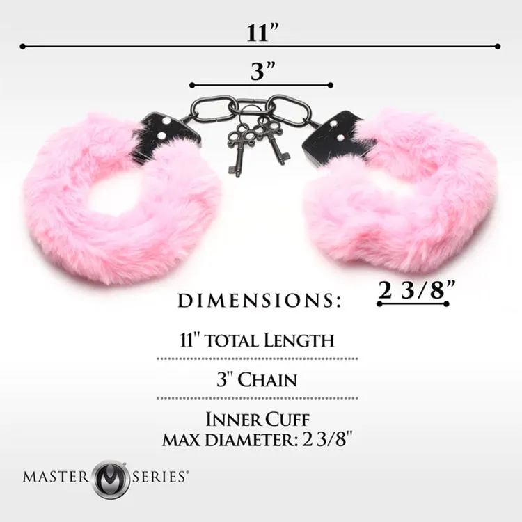 Cuffed in Fur Pink Furry Handcuffs