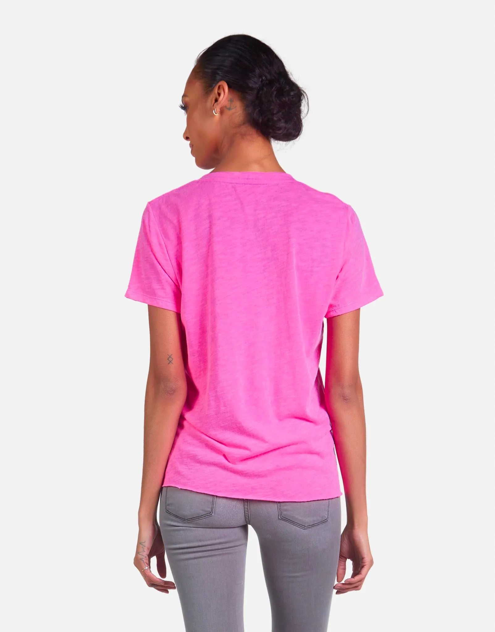 Delano LE Neon Pink Boyfriend Tee