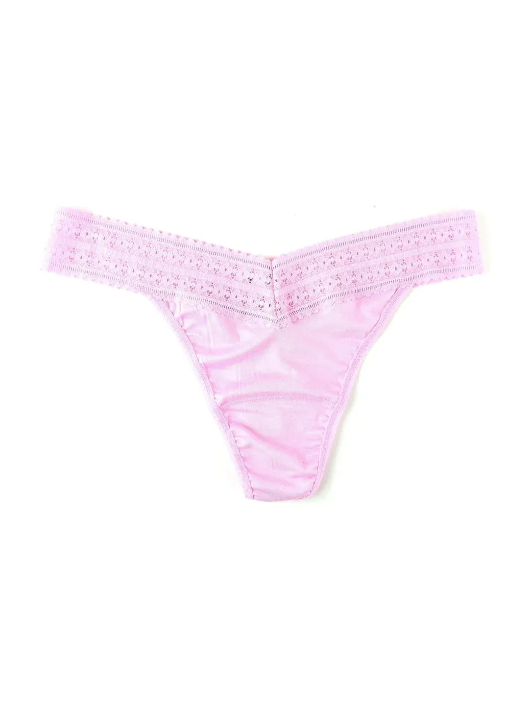 Dream Original Rise Modal Thong In Cotton Candy - Hanky Panky