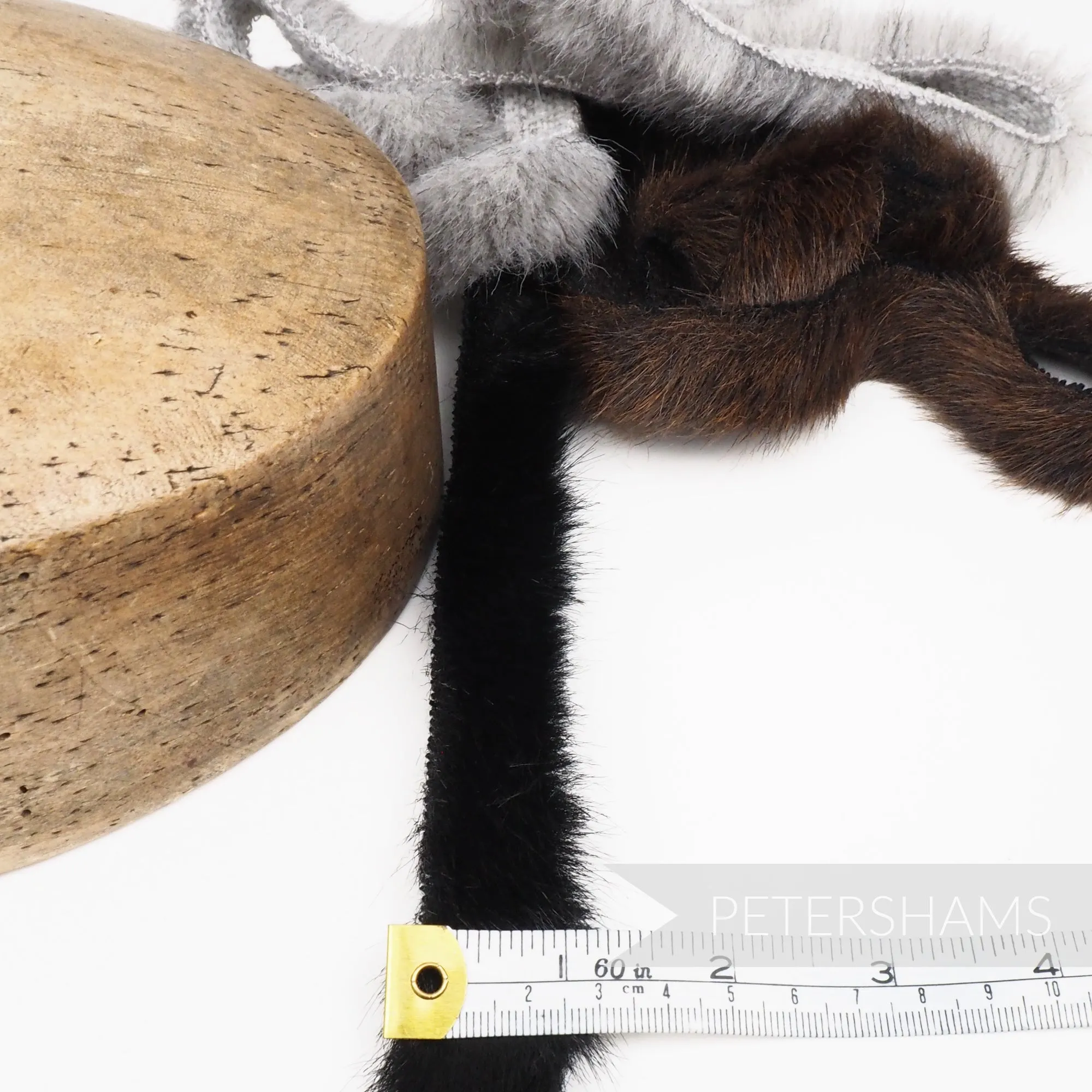 Elasticated 15mm Faux Fur Mokuba Trim - 1m