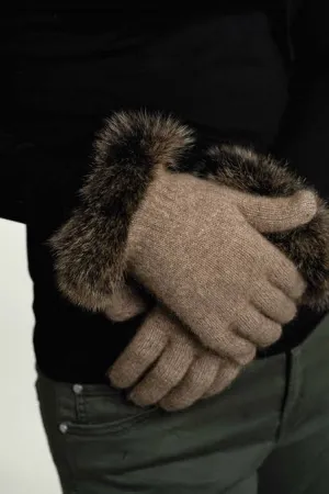 Fur Trim Gloves