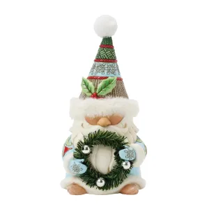 Gnome Wreath & Fur Hat Fig