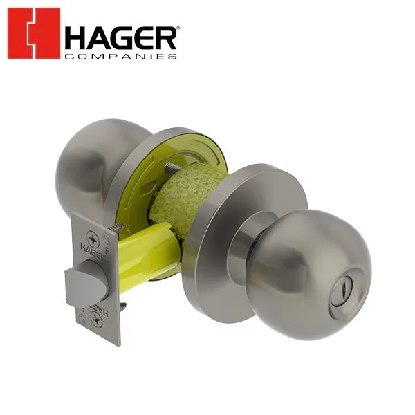 Hager - 3540 - Lever - Privacy - 2-3/4" - Optional Finish - Optional Trim