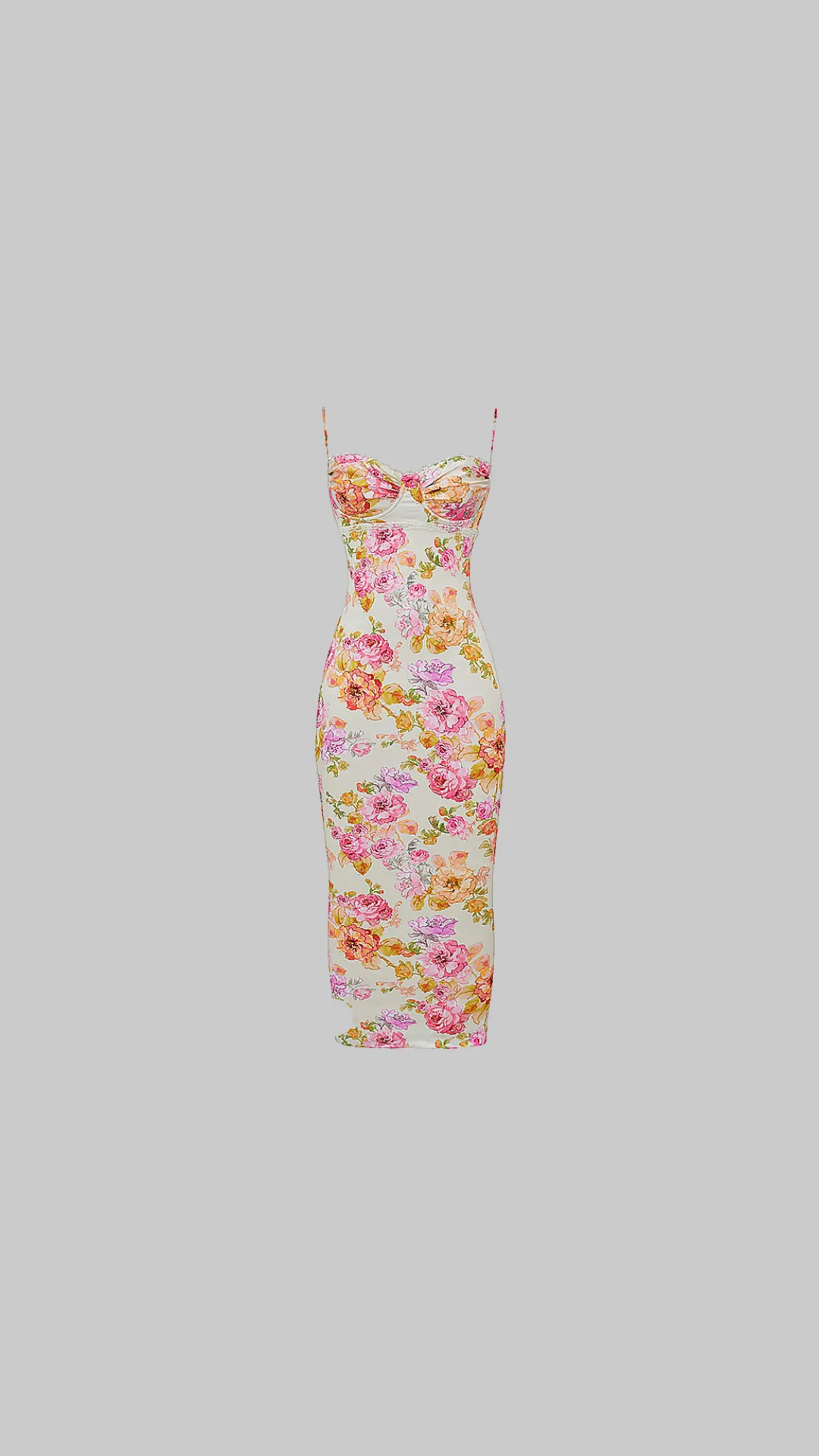 House of CB Josefina Ivory Floral Maxi Dress