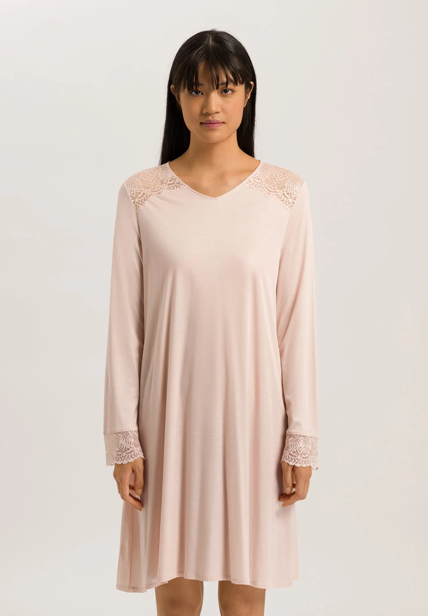 Josephine Soft TENCEL™ Lace Trim Nightgown | Peach Whip 74938-2311