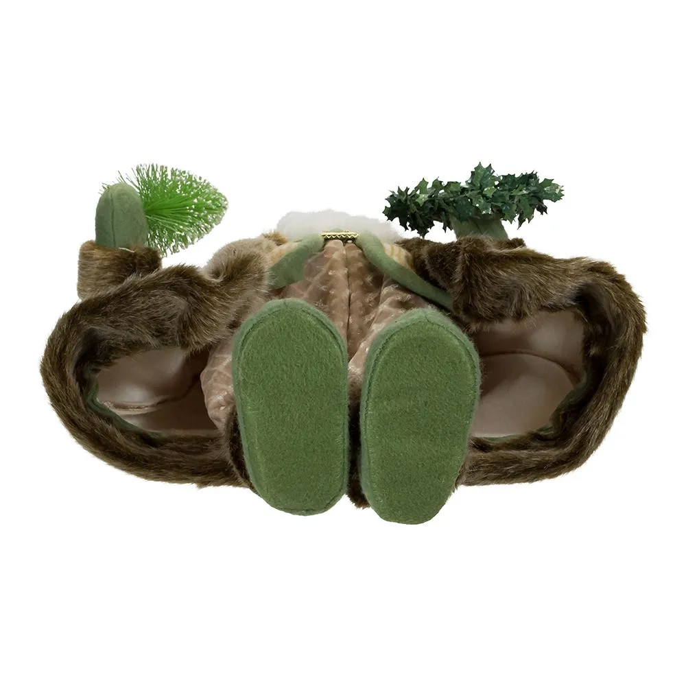 Kurt Adler 18-Inch Sage and Neutral Santa Table Piece