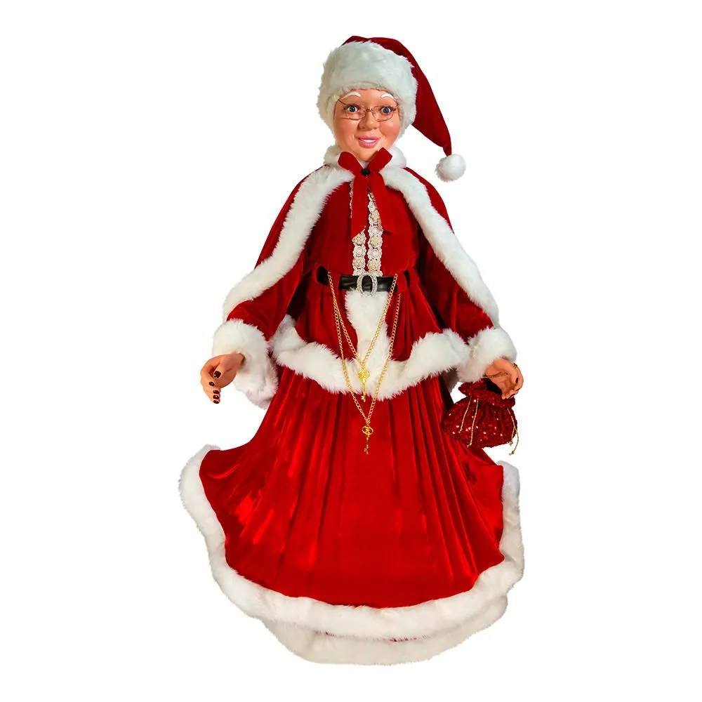 Kurt Adler 68-Inch Elegant Mrs. Claus