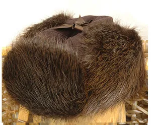 Mountie Style Beaver Fur Hat