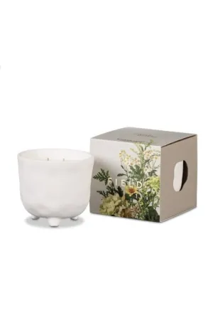 Myrtle & Moss - Botanical Candle Field - White Pot