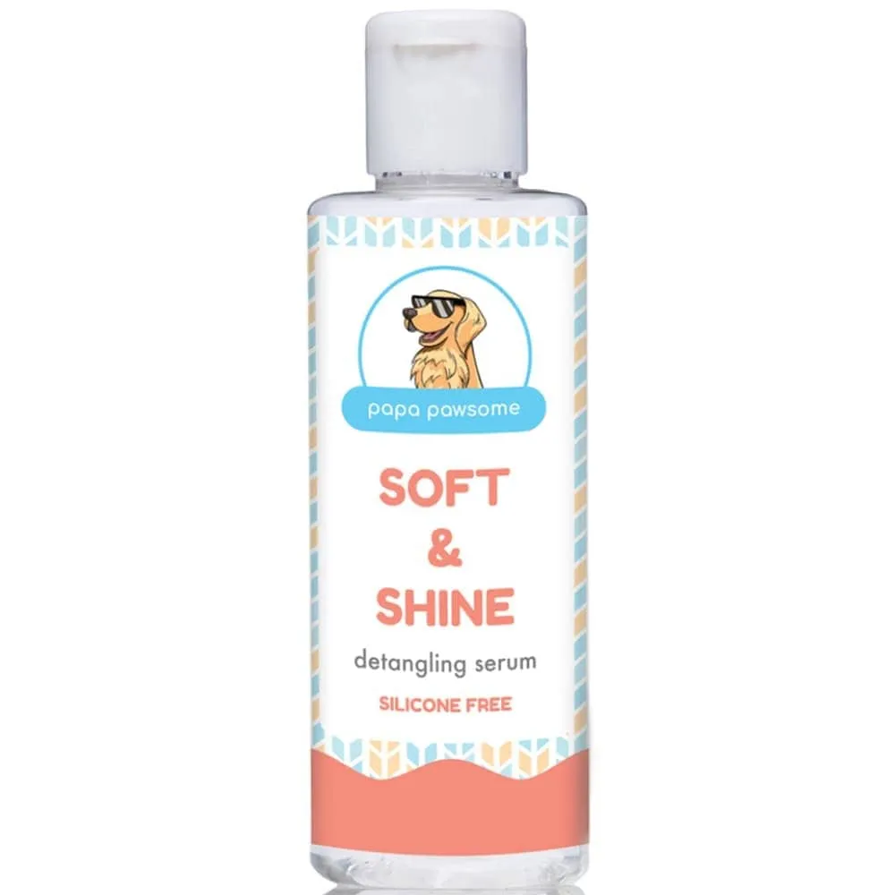 Papa Pawsome Soft & Shine Detangling Fur Serum for Dogs