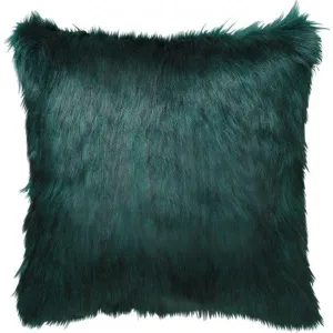 Presley Emerald Square Cushion (Filled) by Logan and Mason