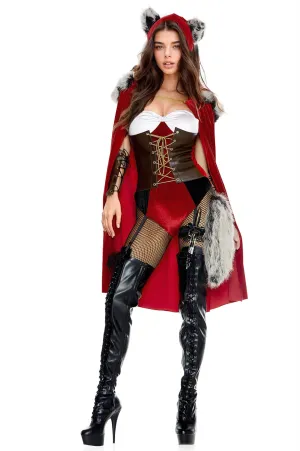 Red Haute Riding Hood Costume