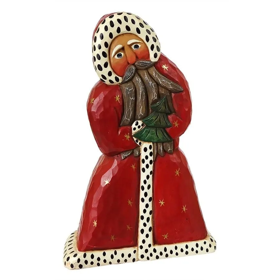 Red Woodland Santa