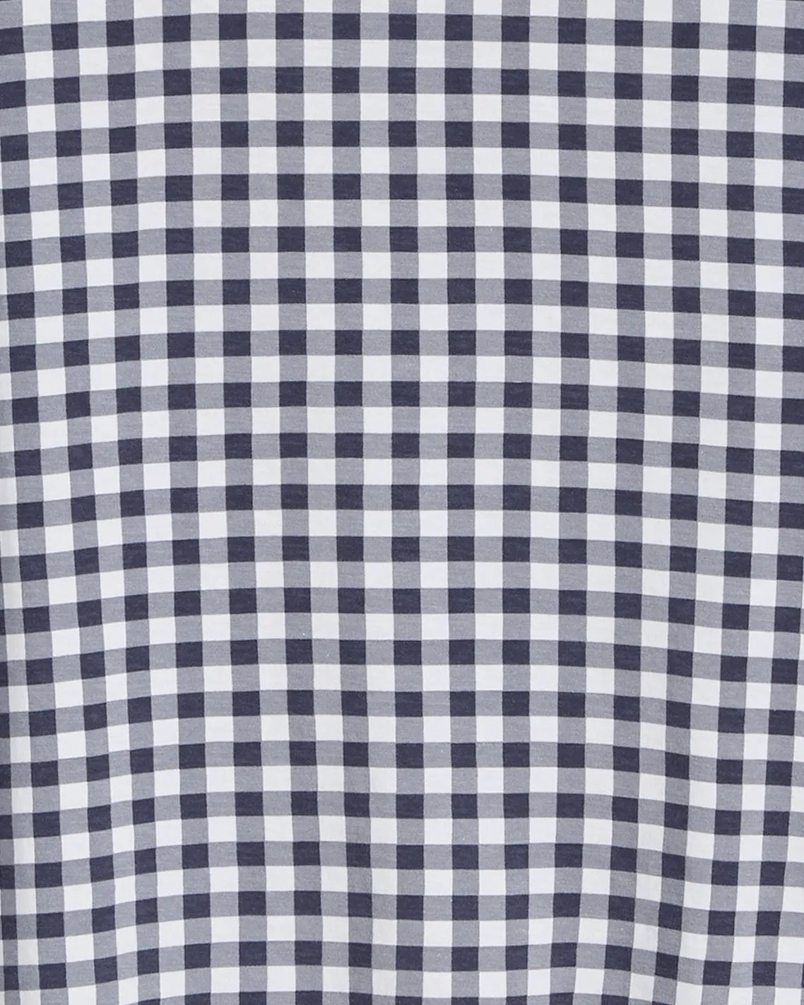 Short Sleeve Easy Knit Top in Gingham