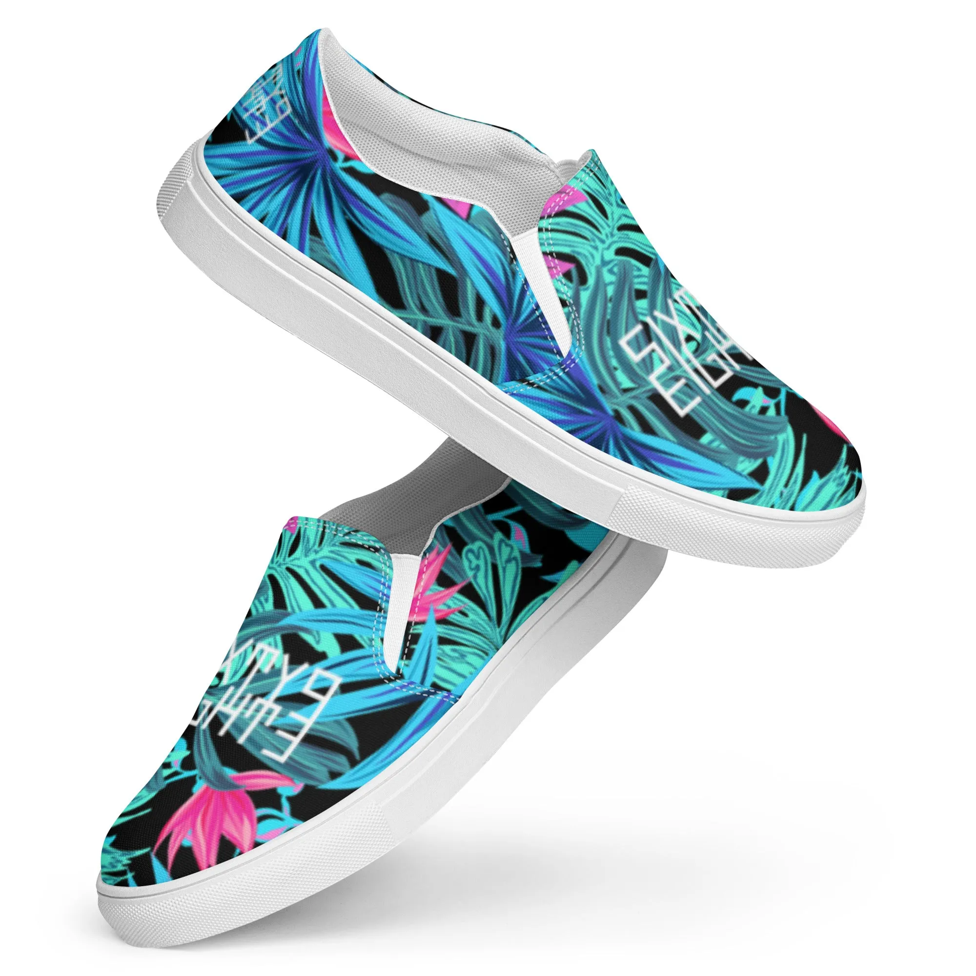 Sixty Eight 93 Logo White Tropical 1.0 Men's Slip On Shoes