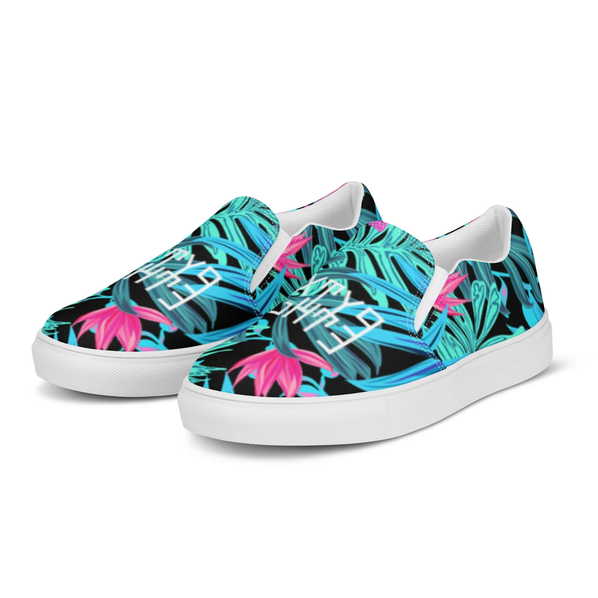 Sixty Eight 93 Logo White Tropical 1.0 Men's Slip On Shoes