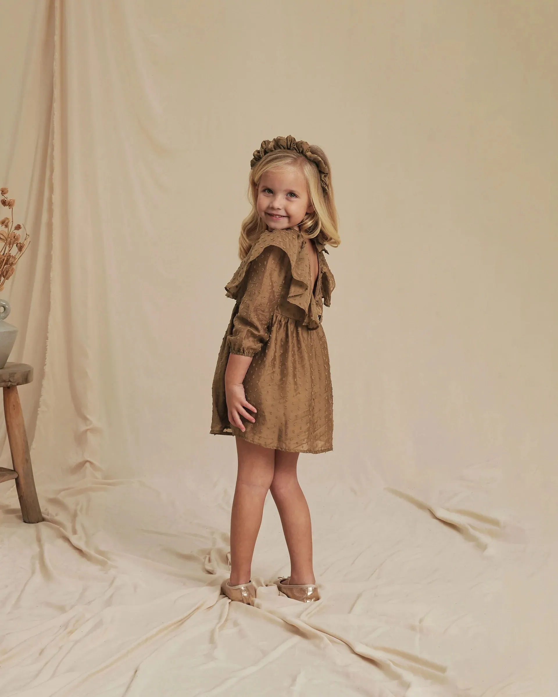 The Claudette Dress by Noralee - Golden - KIDS