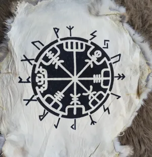 Vegvisir Rabbit Pelt Altar Cloth