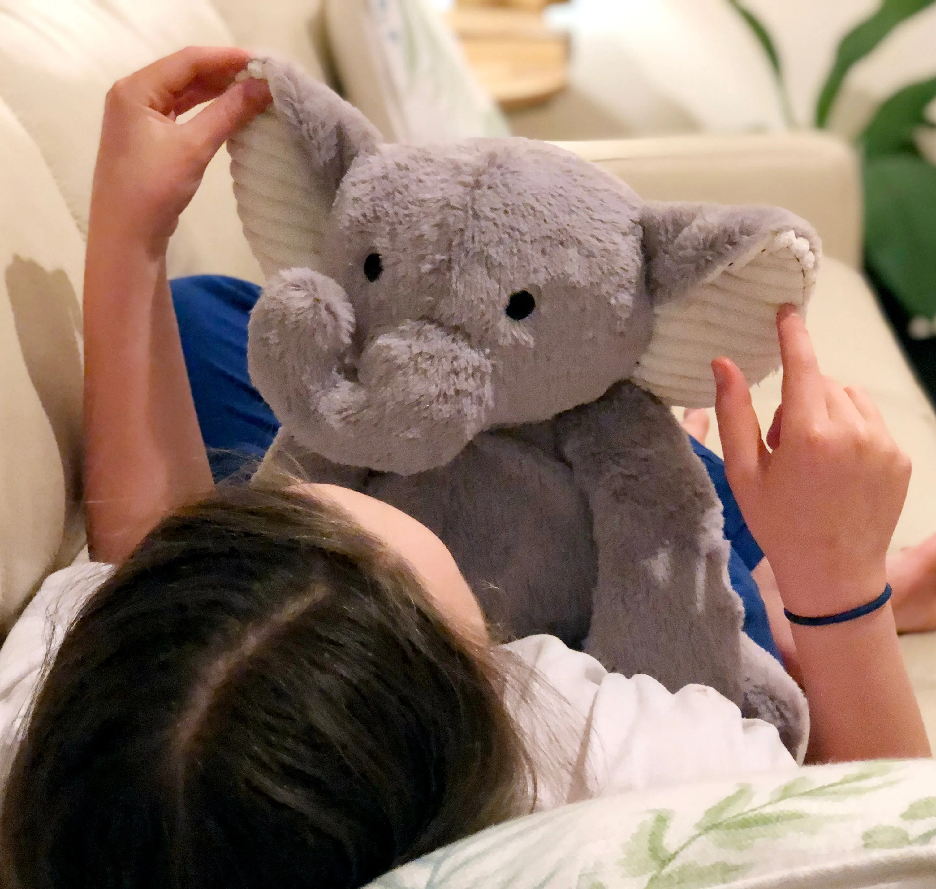 Weighted Cuddly Elephant