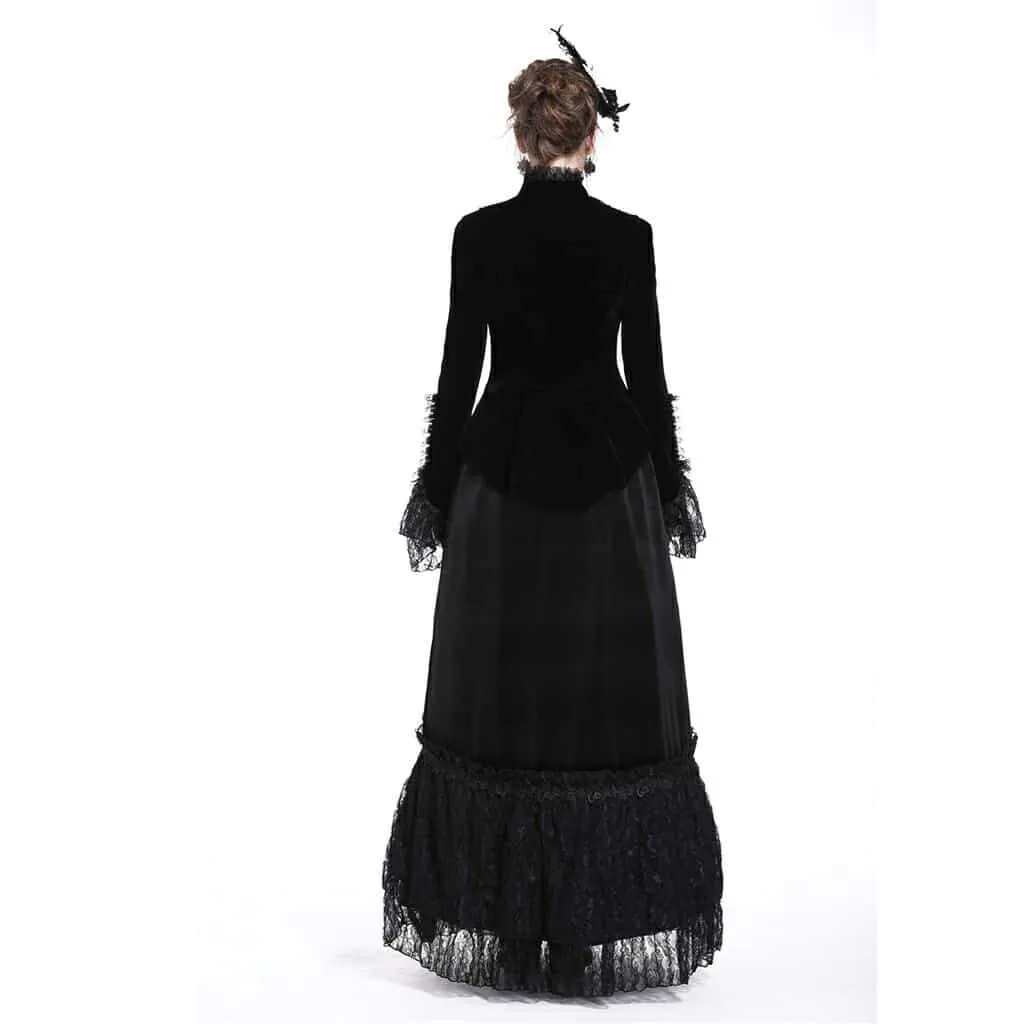 Women's Vintage Victorian Short Goth Coat