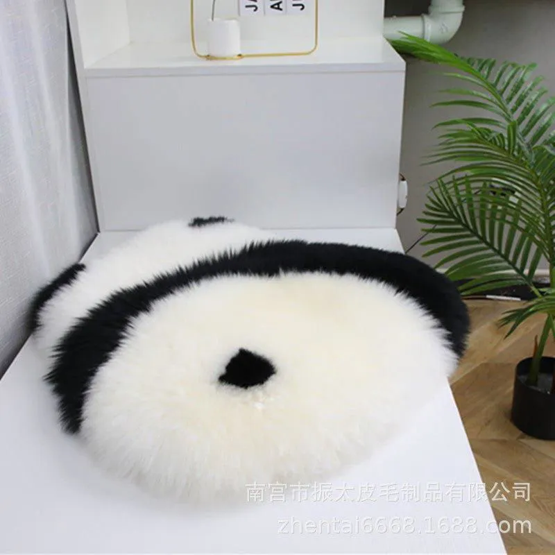 Wool Panda Charm Pillow Cushion