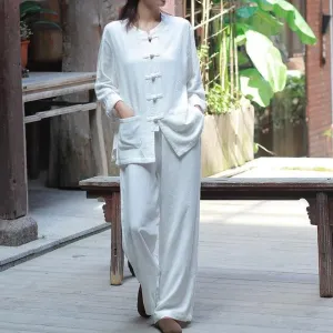 Zen Garden OOTD 2 Piece Outfit Blouse   Palazzo Pants  | Zen